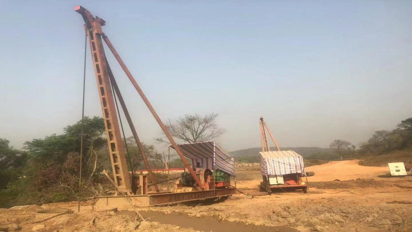 Project of construction of column foundation and pile foundation of bridge Maxi Railway in Guinea